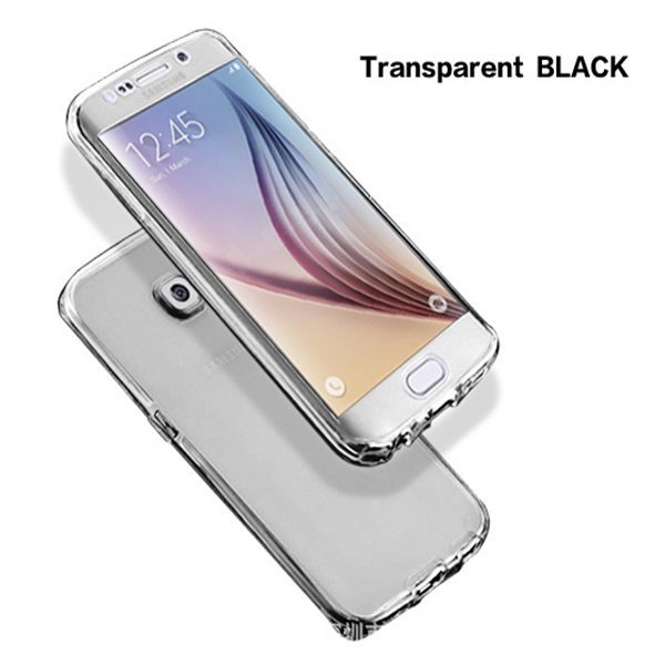 360 Coverage Full Body Front and Back Double Protective Ultra Slim Clear Phone Case for Samsung