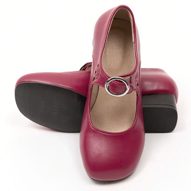 mary janes summer low heel vintage women shoes