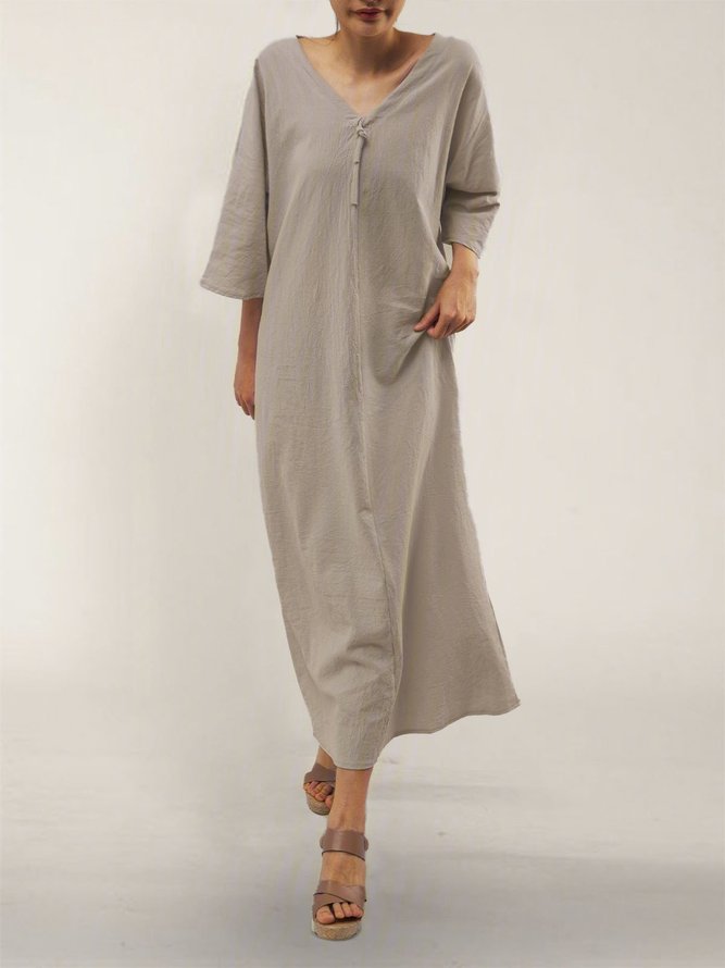 Shift Casual 3 4 Sleeve Dresses Dresses Aws Roselinlin Summer