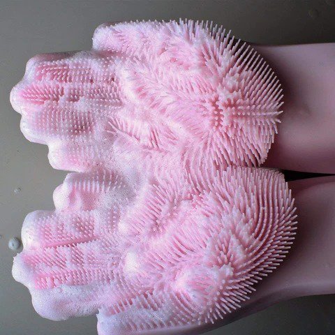 3 IN 1 Magic Silicone Dish Washing Gloves Monster