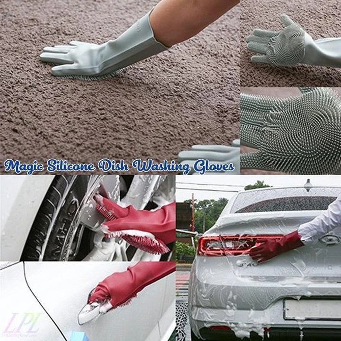 3 IN 1 Magic Silicone Dish Washing Gloves Monster