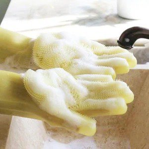 3 IN 1 Magic Silicone Dish Washing Gloves Monster