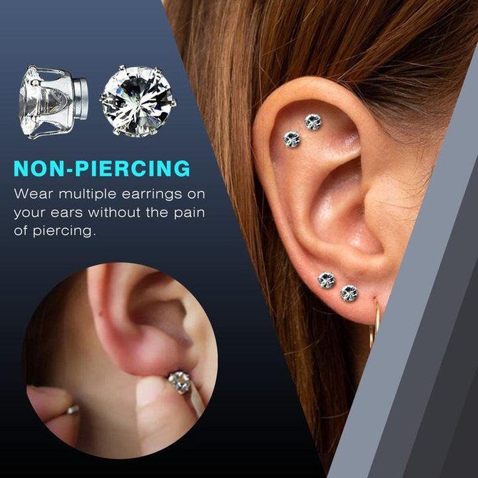 Unisex NonPiercing Earrings roselinlin