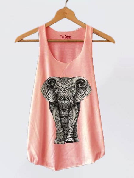 Sleeveless Cotton-Blend Top