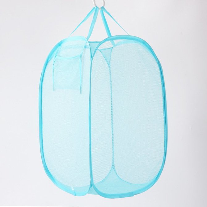 Color Net Foldable Laundry Baskets