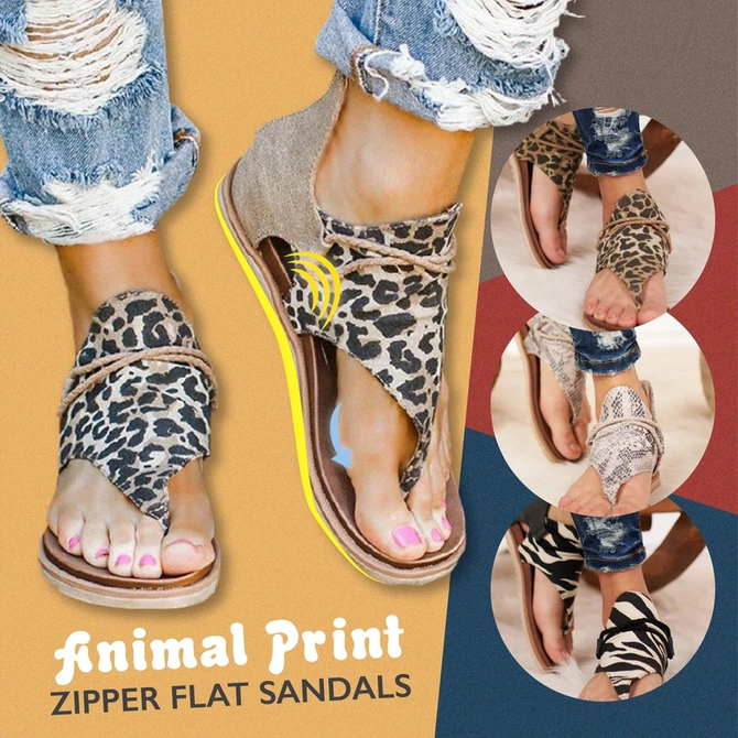 Women Super Posh Gladiator Comfy Zipper Sandals