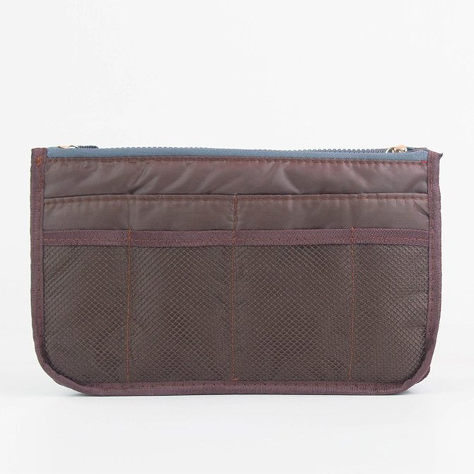 Multifunctional Cosmetic Bag Double Zipper Bag Middle Bag Toiletry Bag Storage Bag
