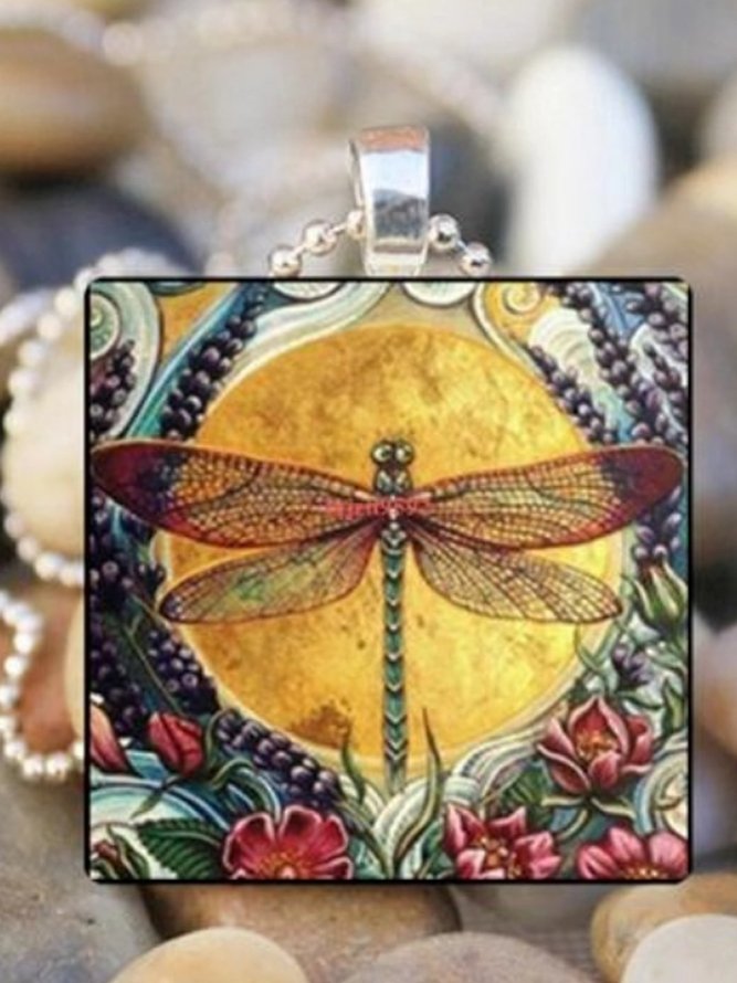 Dragonfly Vintage Alloy Necklace