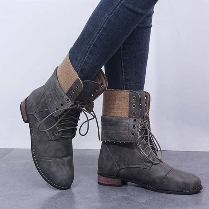 LaceUp Dress Boots roselinlin