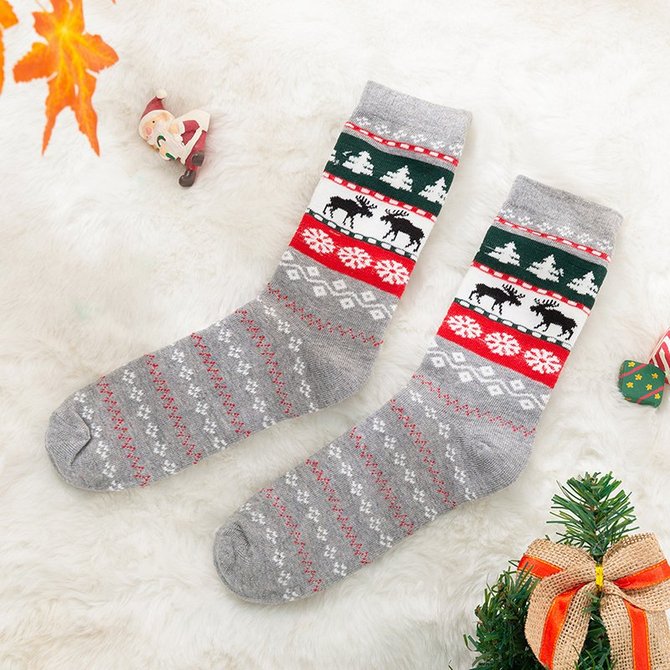 Casual autumn and winter adult socks factory direct Christmas parent-child socks for men and women & Socks