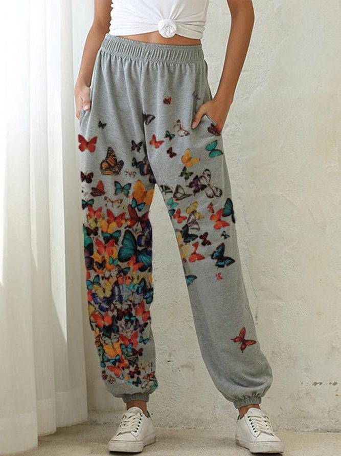 track pants butterfly