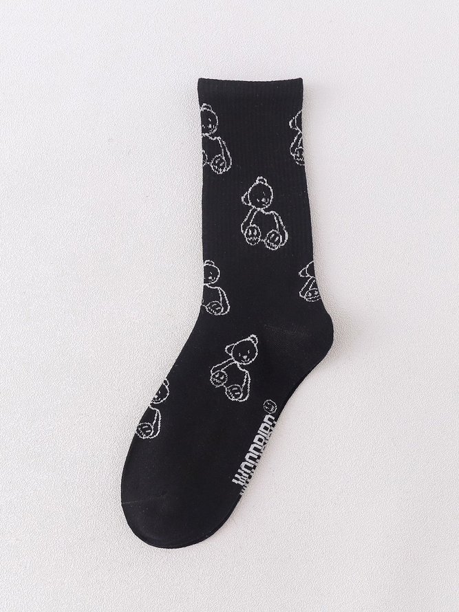 Broken Bear Thread Socks | roselinlin