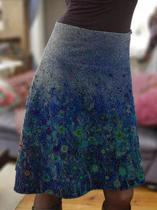 Cotton-Blend Skirt