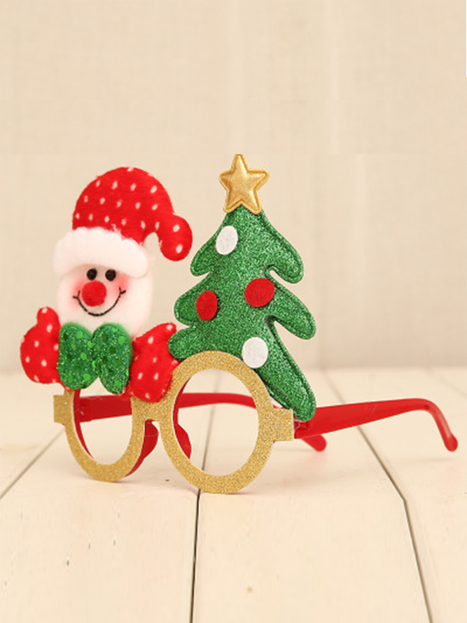 Christmas Ornaments Glasses Christmas Gifts Birthday Party Dance Party Creative Decoration Holiday Supplies