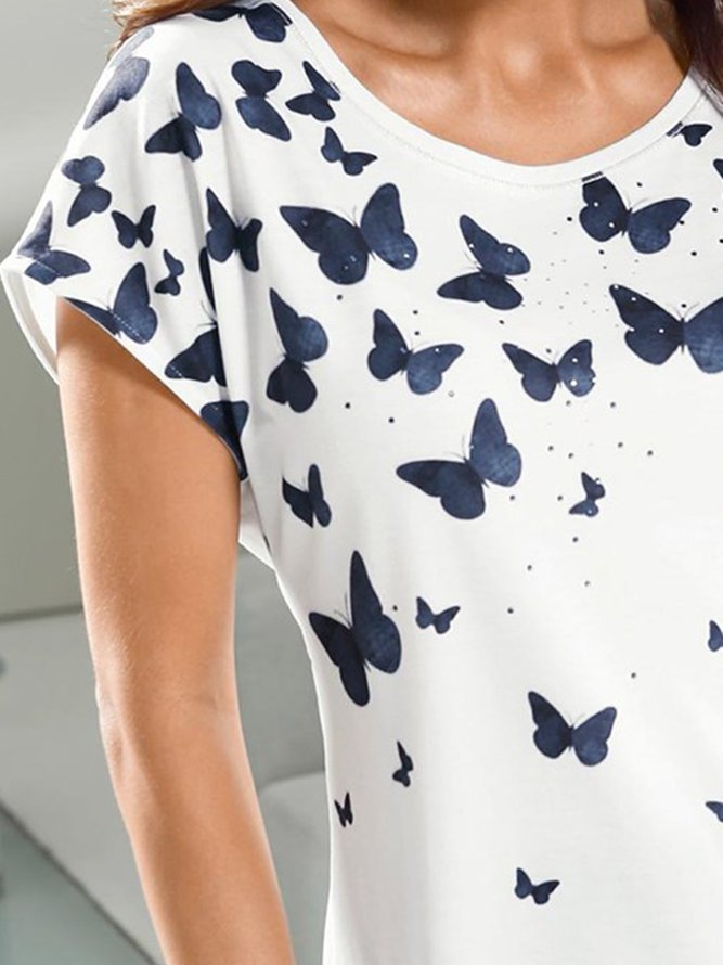 Short Sleeve Butterfly Top