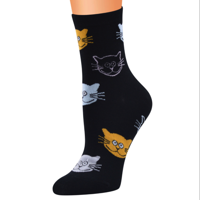 Animal Print Lightweight Statement Breathable Socks