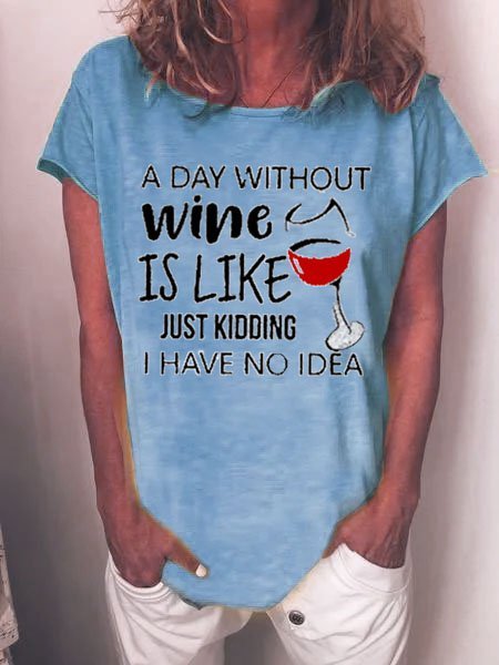 Casual Short Sleeve Shift T-shirt