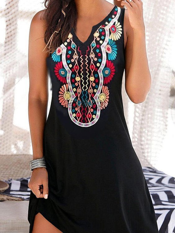 Vintage Sleeveless Dress
