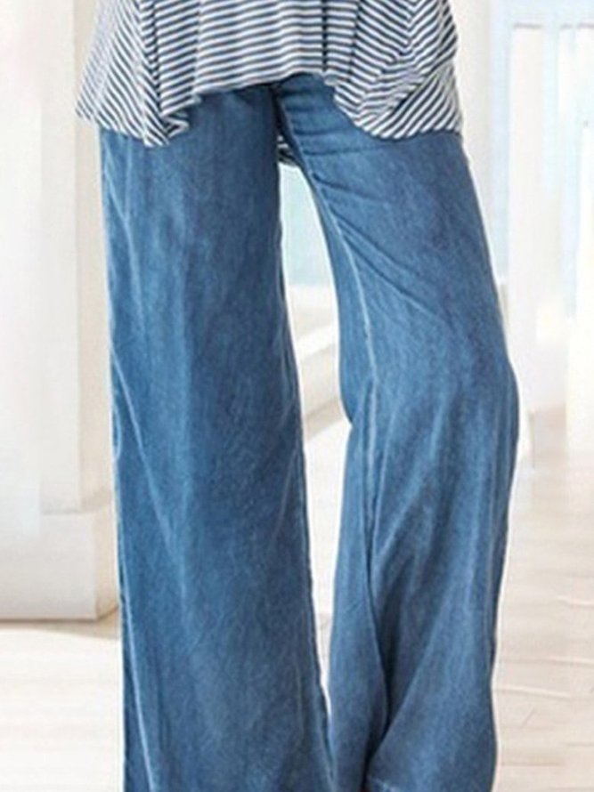 Cotton-Blend Pants
