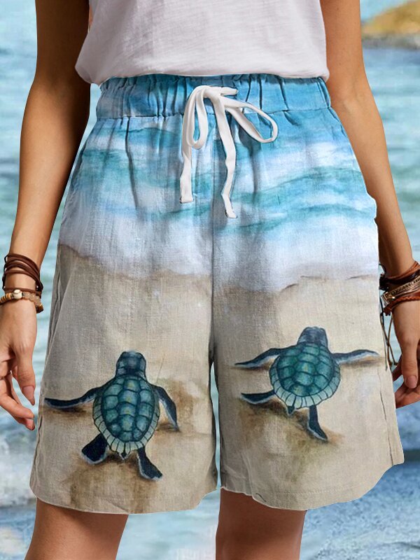 Print Beach Shorts For Ladies...