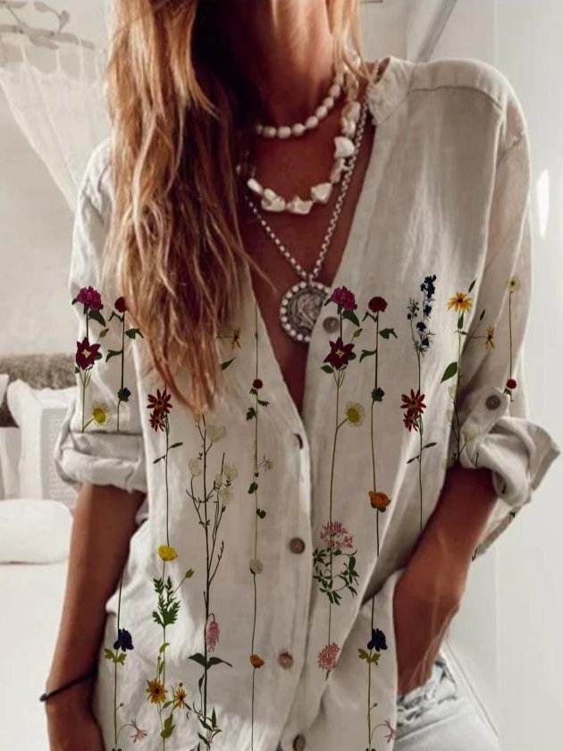 Floral Casual Shift  Blouse