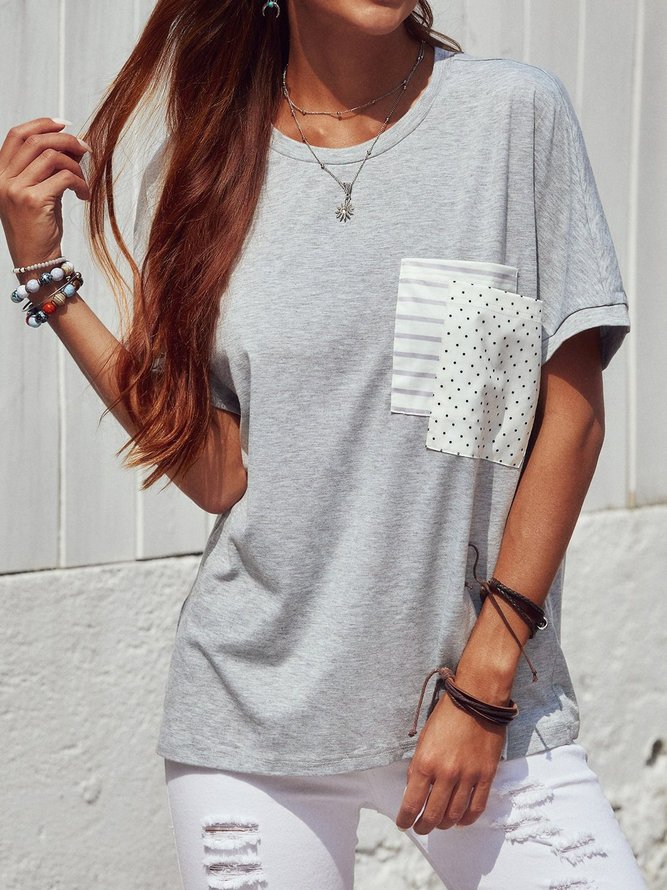Short Sleeve Casual Cotton T-shirt