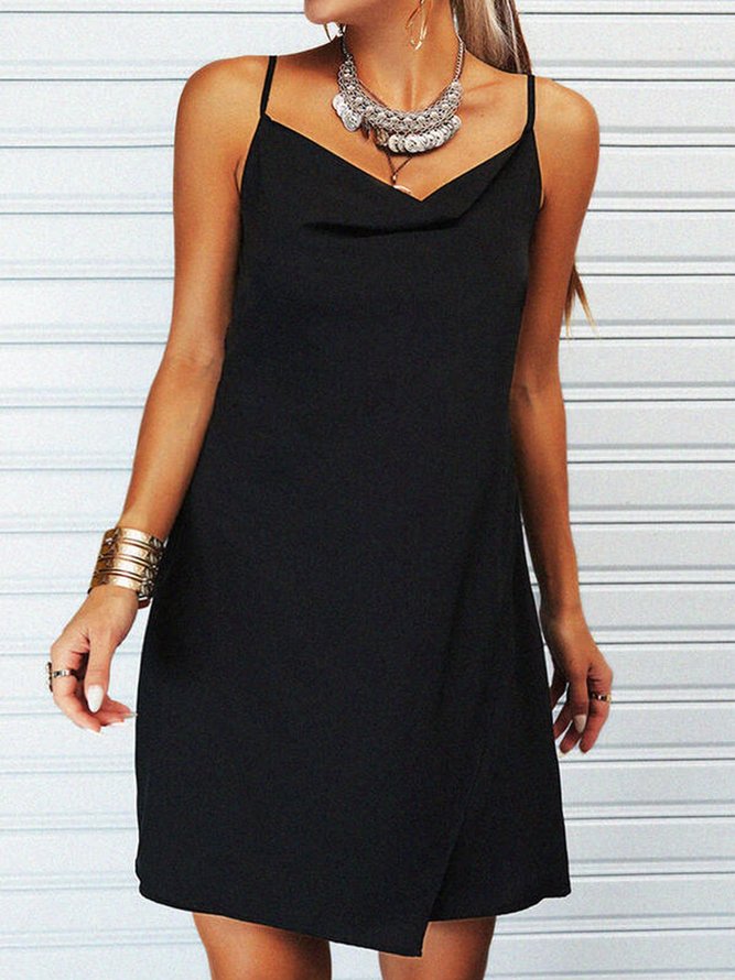 Solid Casual Weaving Dress