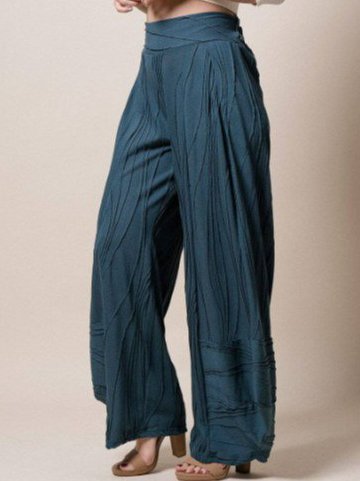 Floral-Print Ombre/tie-Dye Pants