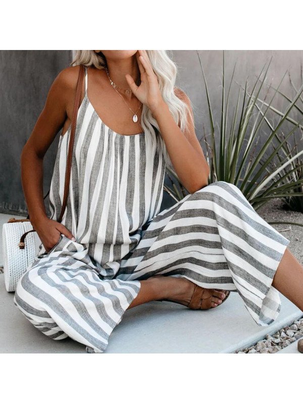 Striped printed Jumpsuits