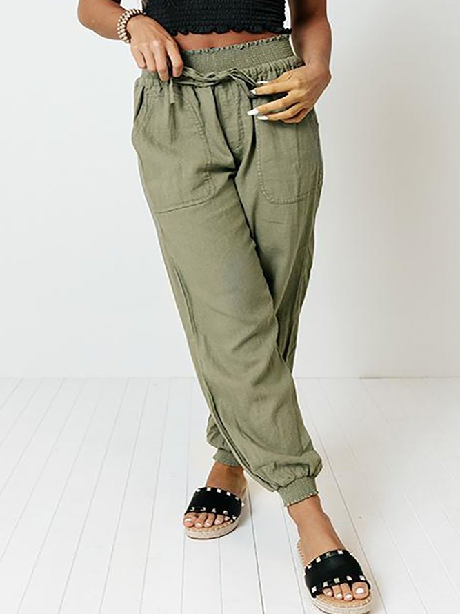 cotton blend yoga pants