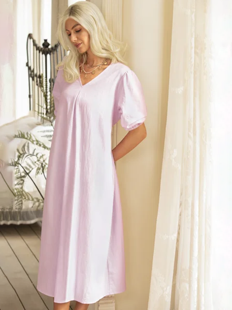 New Women Chic Vintage Boho Hippie Holiday 3/4 Sleeve Plain Shift Casual Women Dress