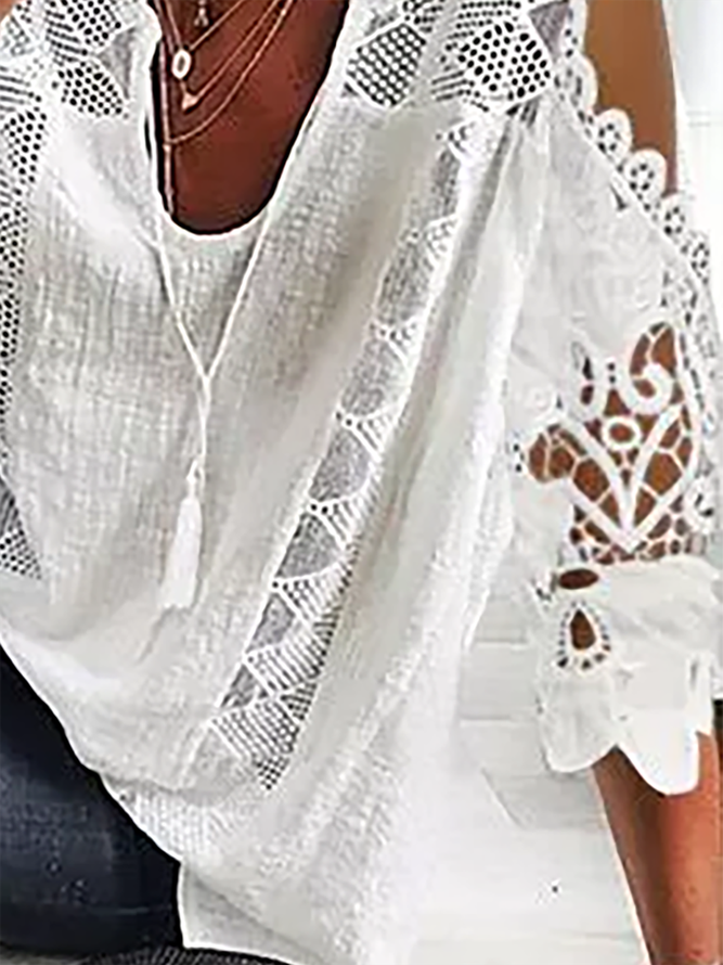 Cold Shoulder Casual Top