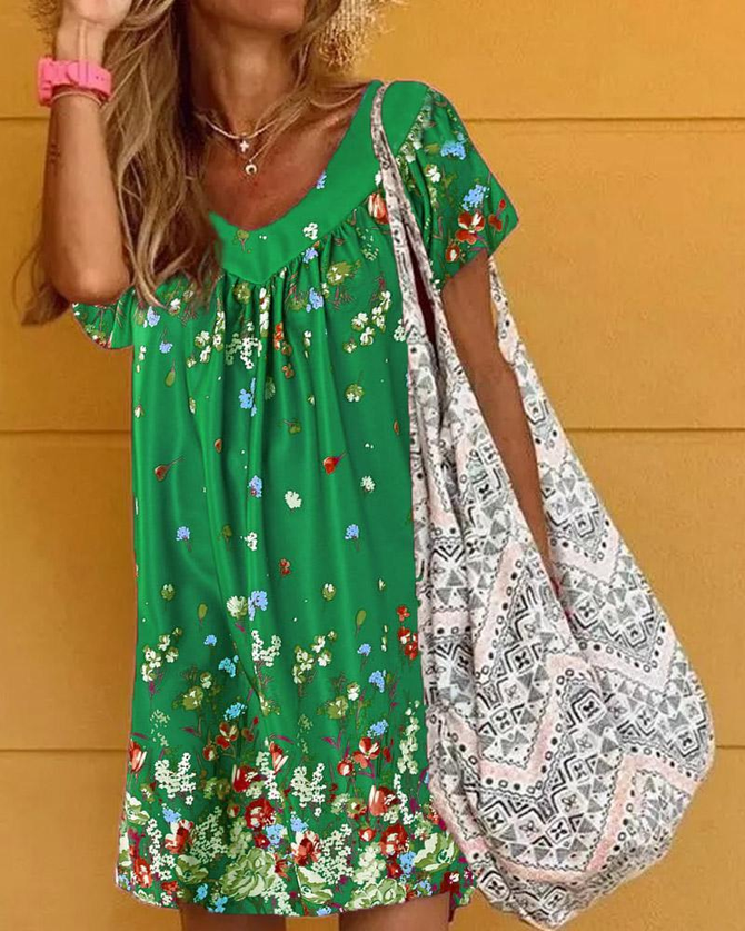 Short Sleeve Holiday Dresses