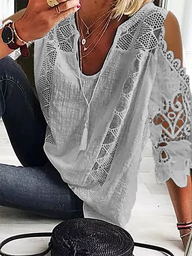 Cold Shoulder Casual Top
