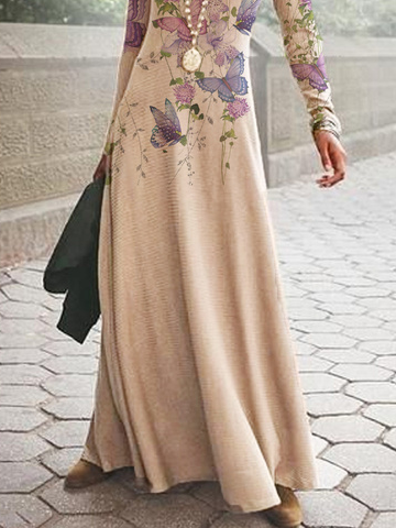Shift Casual Floral Cotton-Blend Dress