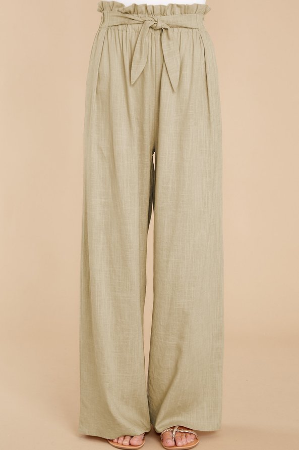 Vintage Pants With Belt
