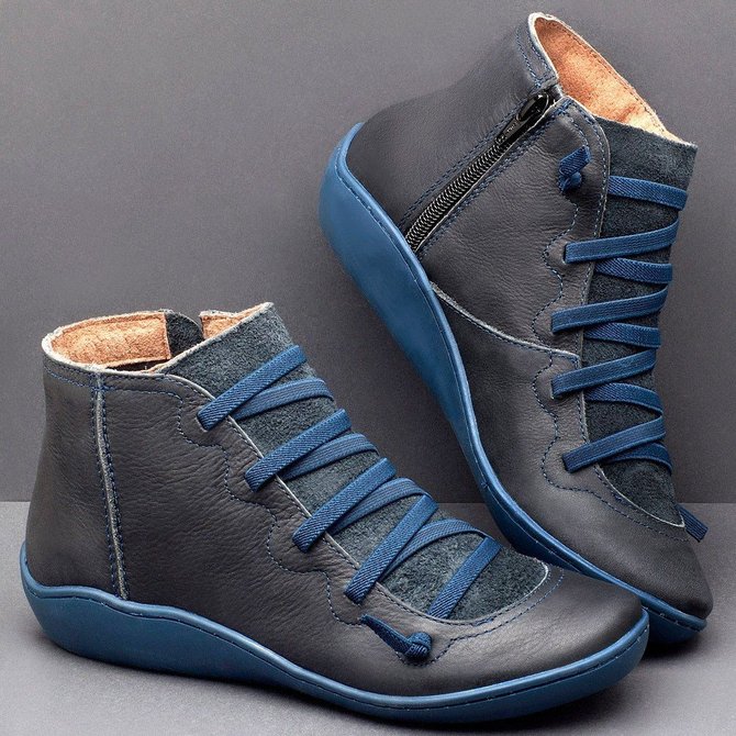 Flat Heel  Boots