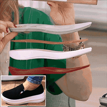 Casual Simple Elastic Stitching Platform Shoes