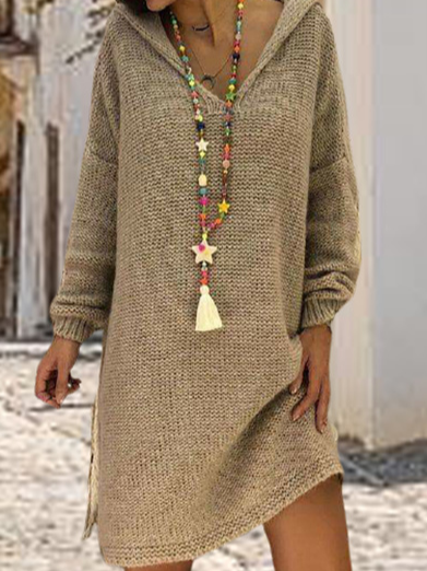 Wool/Knitting Loose Simple Dress
