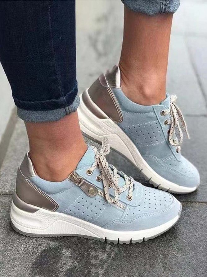 Casual Zipper Sneakers