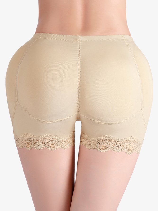 Lace Waist And Hip Bottoming Shorts