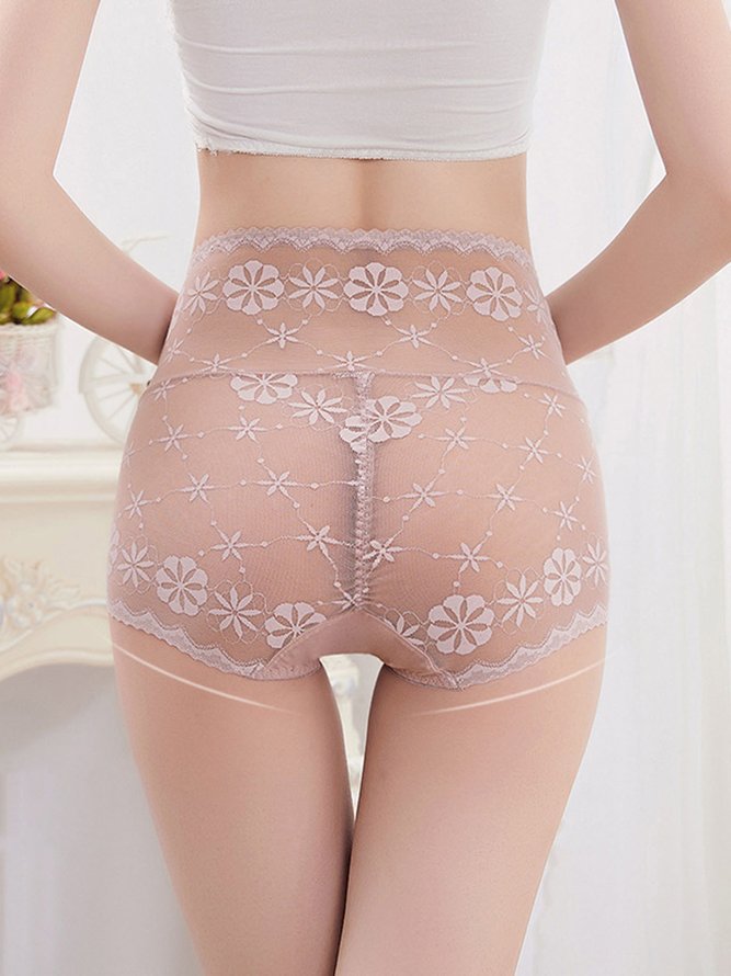 High Waist Lace Sexy Plus Size Panties
