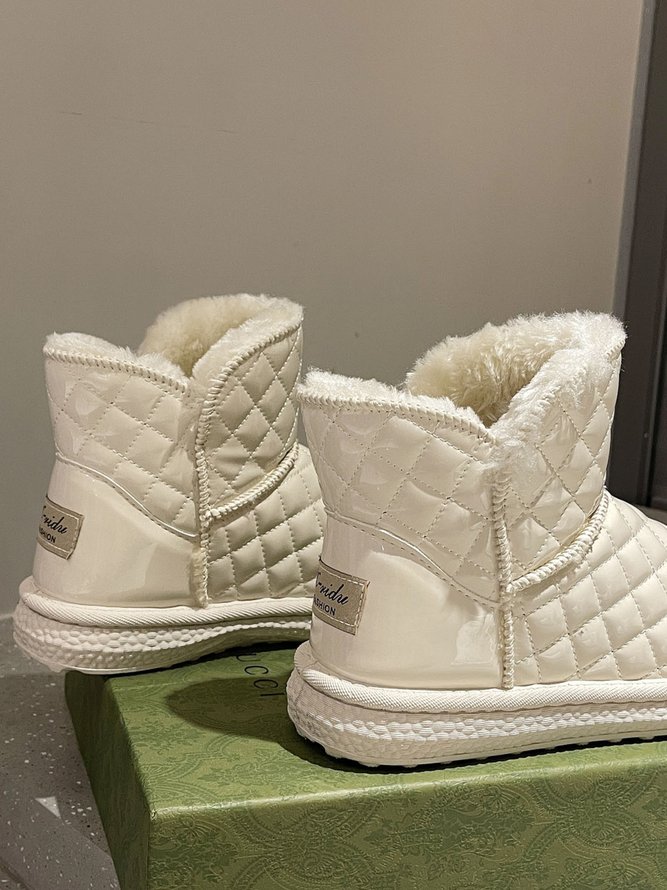 Casual Plain Warm Snow Boots