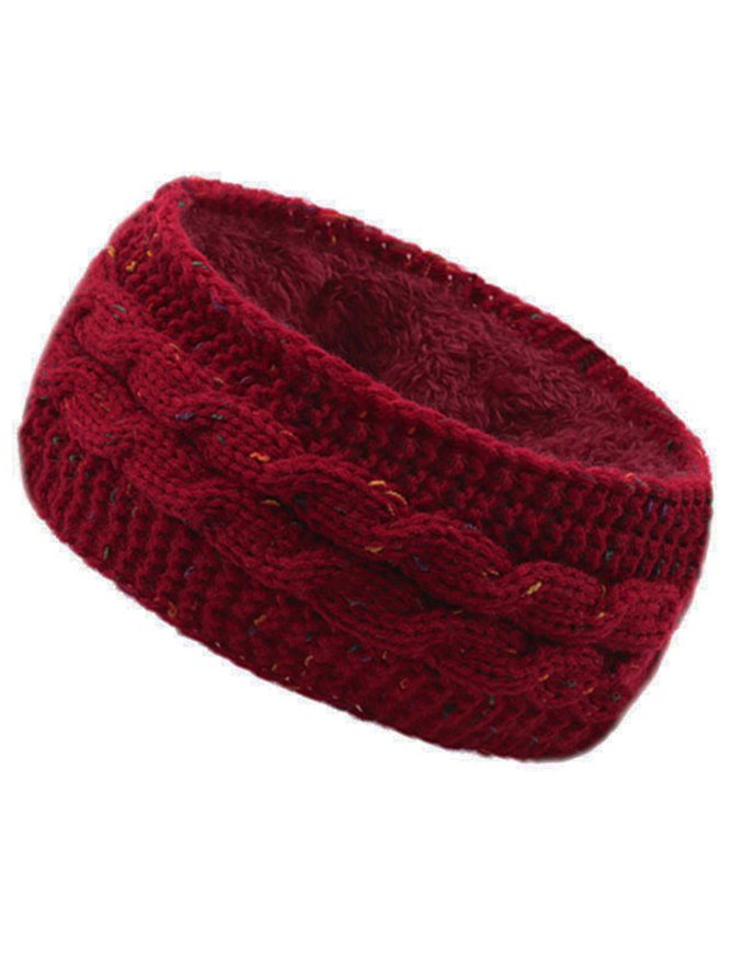 Plush Wool Warm Knitted Sports Headband
