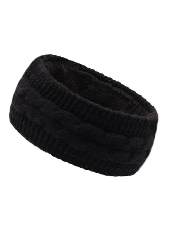 Plush Wool Warm Knitted Sports Headband