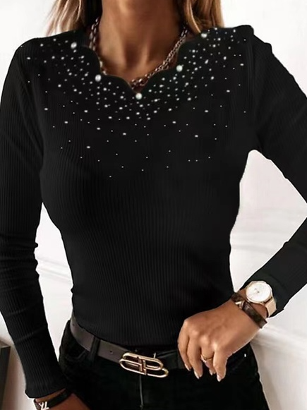 V Neck Casual Top