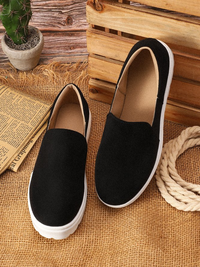 Simple Suede Loafers