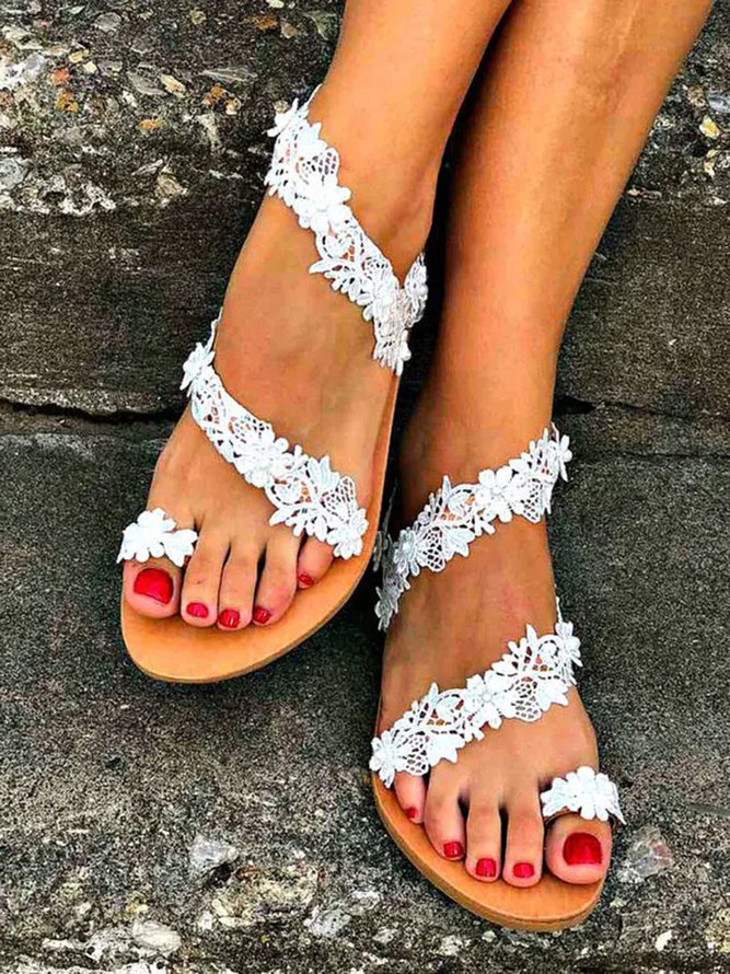 Floral Pearl Bridal Wedding Sandals