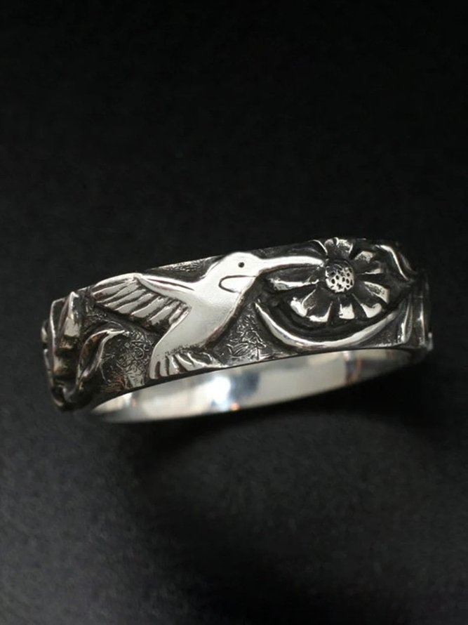 Vintage Hummingbird Ring