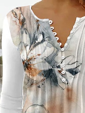 Floral Casual Regular Fit Top